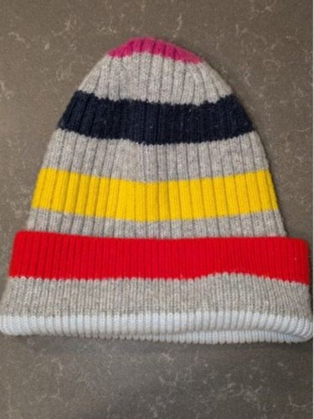 La Ligne x Target Multicolor Stripe Ribbed Beanie Hat One Size
